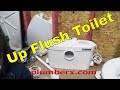 Up Flush Toilet 2/10 | How To Plumbing