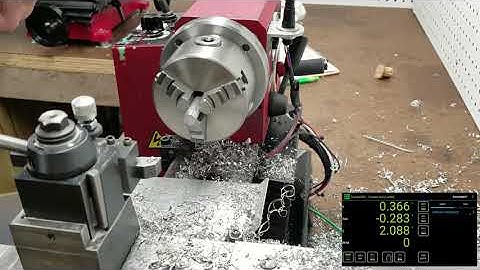 TouchDRO quick demo (with touch probe)