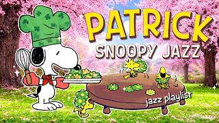 Lucky St. Patrick's Day with Snoopy 🍀🌈| Smooth Spring Jazz for Good Morning Vibes by Jazzy