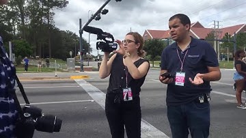 Anti Nazi protest at University of Florida - Video by Gainesville Sun