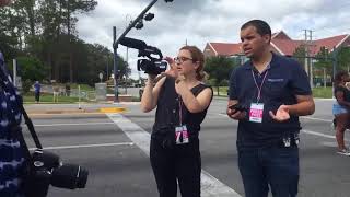 Anti Nazi protest at University of Florida - Video by Gainesville Sun