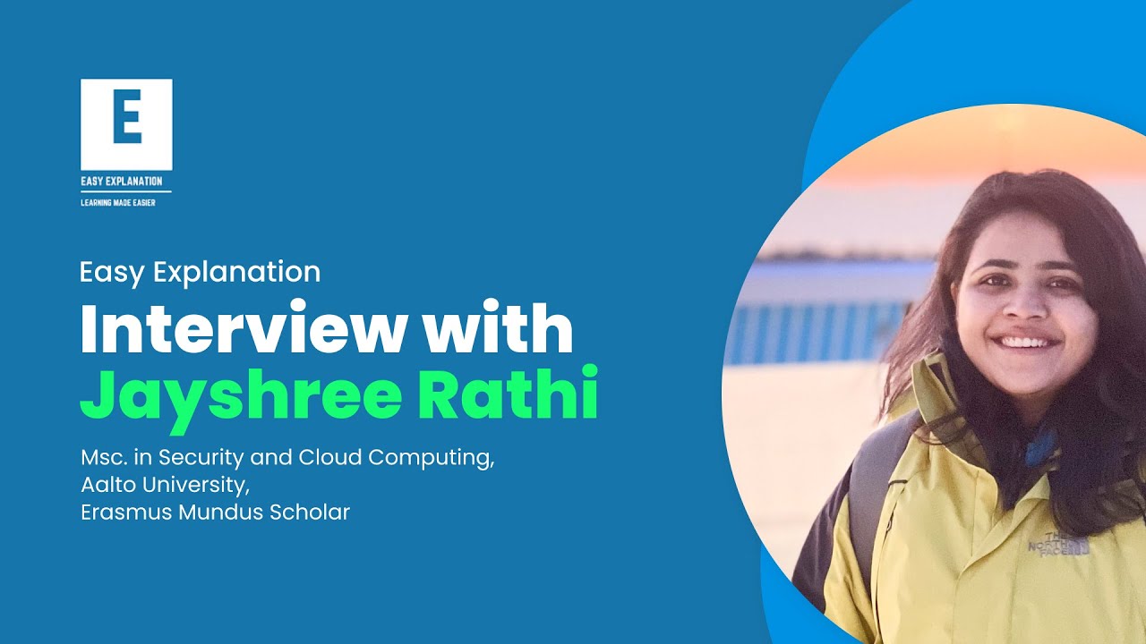 INTERVIEW WITH JAYSHREE RATHI||ERASMUS MUNDUS SCHOLAR|| FINLAND # ...