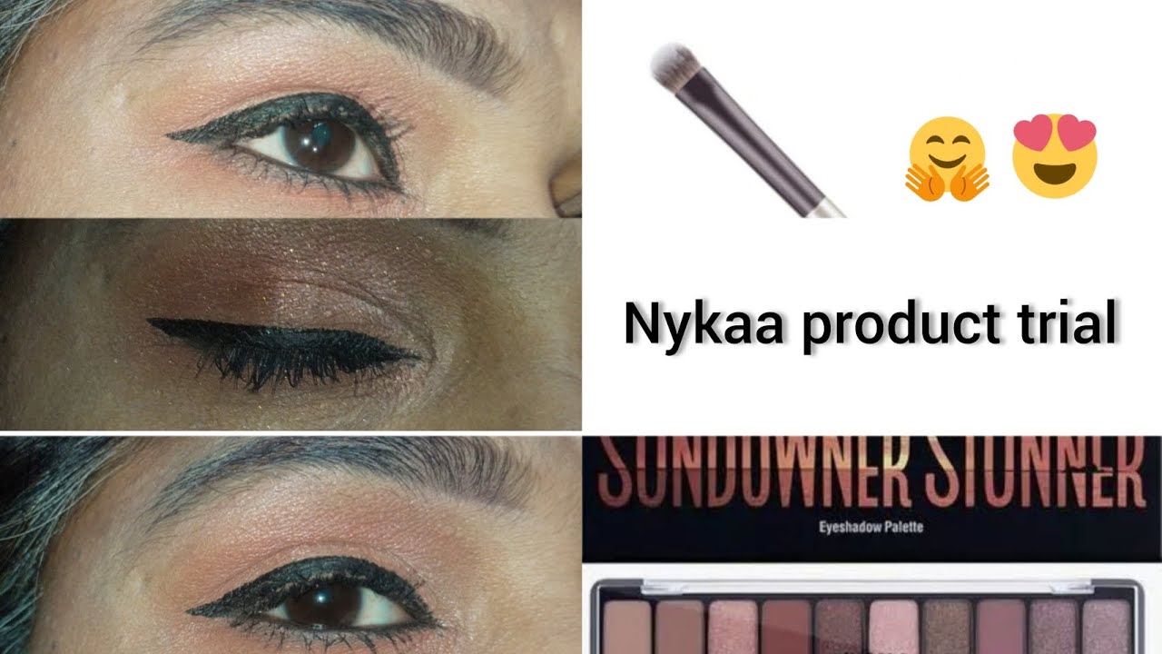 finally nykaa eyeshadow palette ki use review video eyemakeup