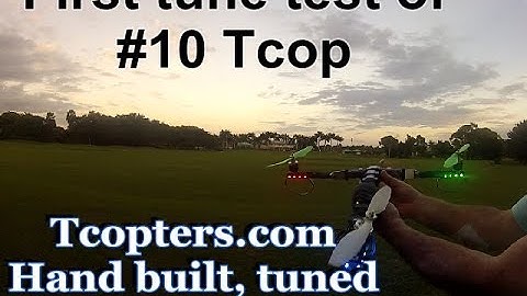 t-copter #10 first tuning test
