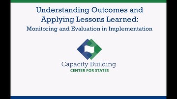 Change and Implementation in Practice: Monitoring, Evaluating, and Applying Findings Webinar