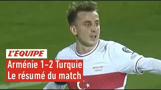 Arménie 1-2 Turquie : Le résumé du match