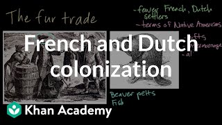 French and Dutch colonization | Period 2: 1607-1754 | AP US History | Khan Academy