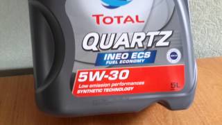 Моторное масло Total Quartz INEO ECS 5w30 5л.