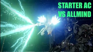 Armored Core VI: Starter AC, No OS Tuning, No Repair Kits VS ALLMIND (S Rank, World’s First)