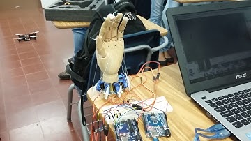 Bionic hand controlled by Myo Armband + Arduino