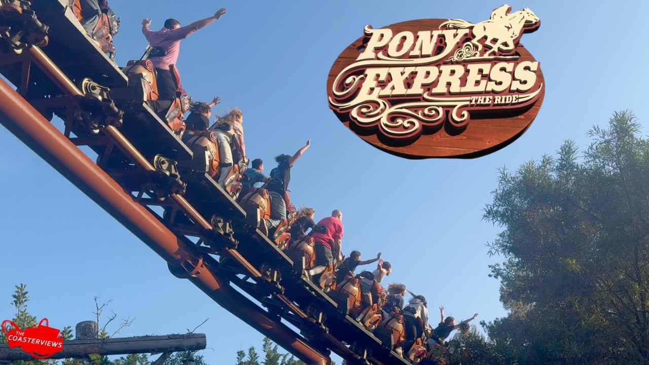 Pony Express Roller Coaster - Knott's Berry Farm - Motocoaster