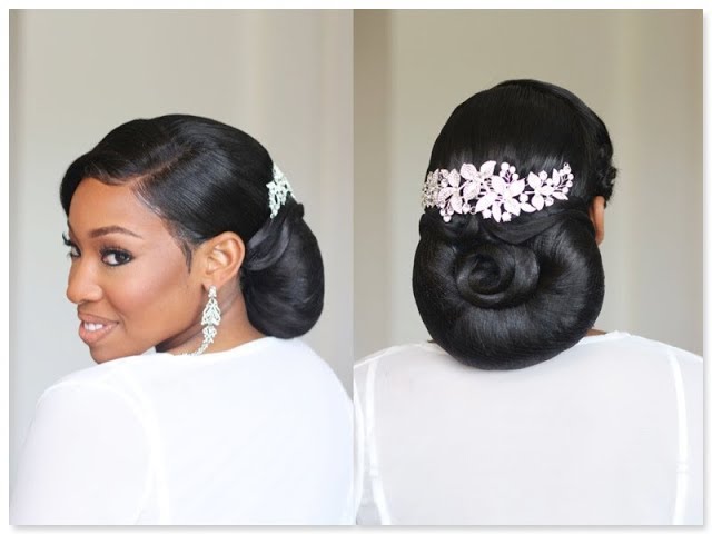 Pin by Frank Ross on I love hair  Black wedding hairstyles Bride  hairstyles Black hair updo hairstyles