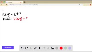 Find the linearization L(x, y) of the function at each point. f(x, y)=e^2 y-x    at  …
