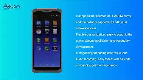 (OCBS-Z1) 5.99inch Handheld Android  8.1 Industrial Data Terminal