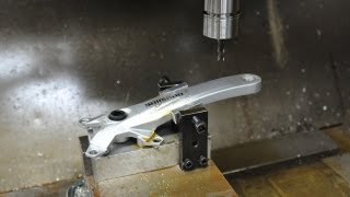 自転車のクランクをカスタム(CNC加工)