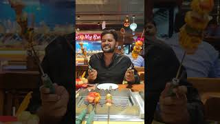 Unlimited Non Veg Buffet ?| Barbeque Holic | Hyderabad Street Food | Eating Chicken Biryani shorts