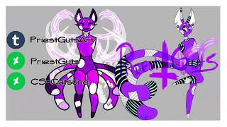Catsune - Closed Species - Speedpaint 04 (Character Redraw)