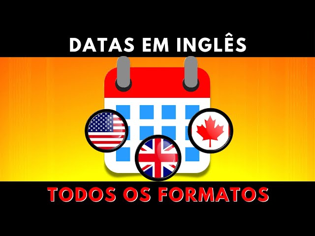 📅 COMO DIZER AS DATAS EM INGLÊS 📅