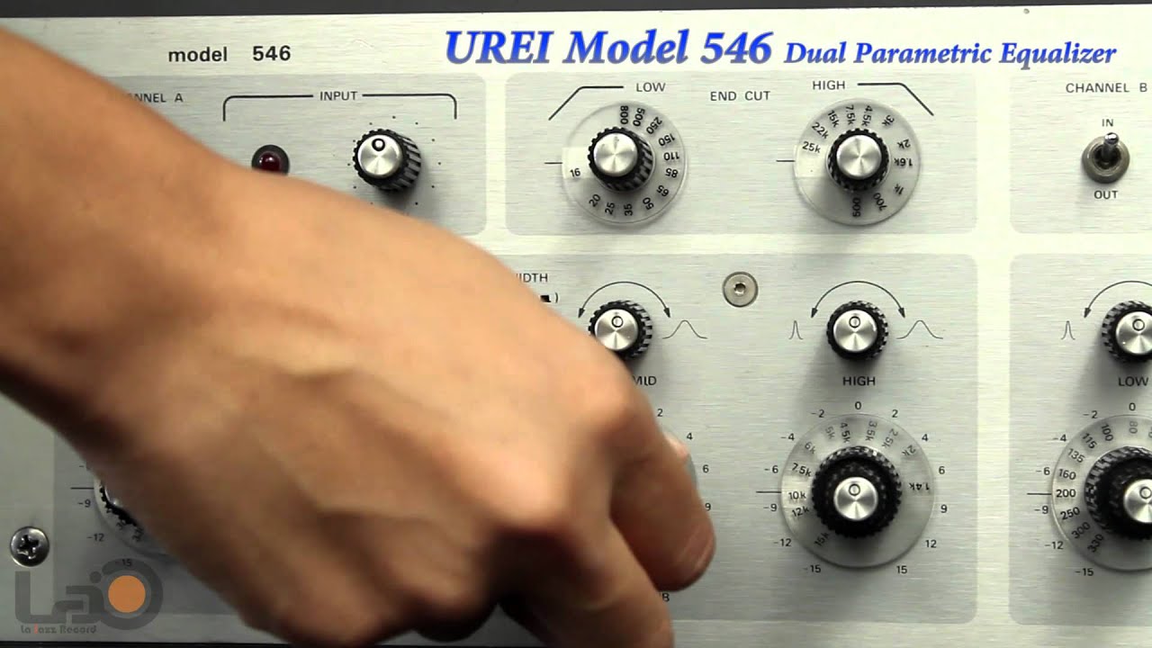 UREI MODEL 546 Dual Parametric Equalizer - YouTube