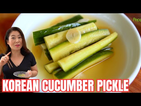 ADDICTIVE QUICK & EASY Korean Cucumber Pickle Recipe! Refreshing Crunchy & Perfect w any meal🇰🇷오이장아찌