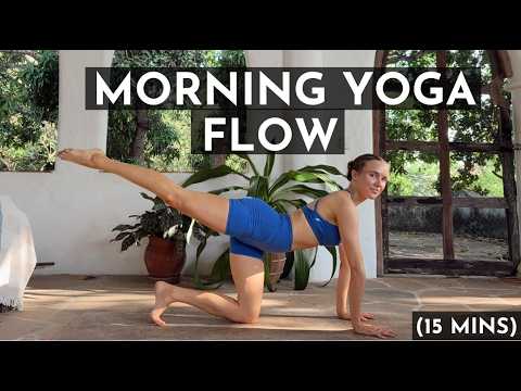 15 Min MORNING YOGA FLOW To Feel Good | Full Body Vinyasa Flow - YouTube