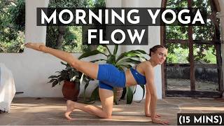 15 Min MORNING YOGA FLOW To Feel Good | Full Body Vinyasa Flow