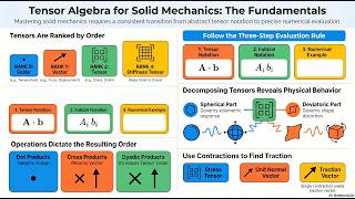 Tensor Algebra for Solid Mechanics | Full Fundamentals with Numerical Examples