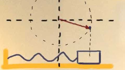 Simple harmonic motion and circular motion