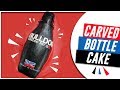 How to make Carved Bottle Cake | Tutorial | Quick &amp; Easy
