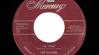 1957 Hits Archive Im Sorry  Platters