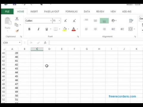 Shortcut - Move your cursor to the top of the excel