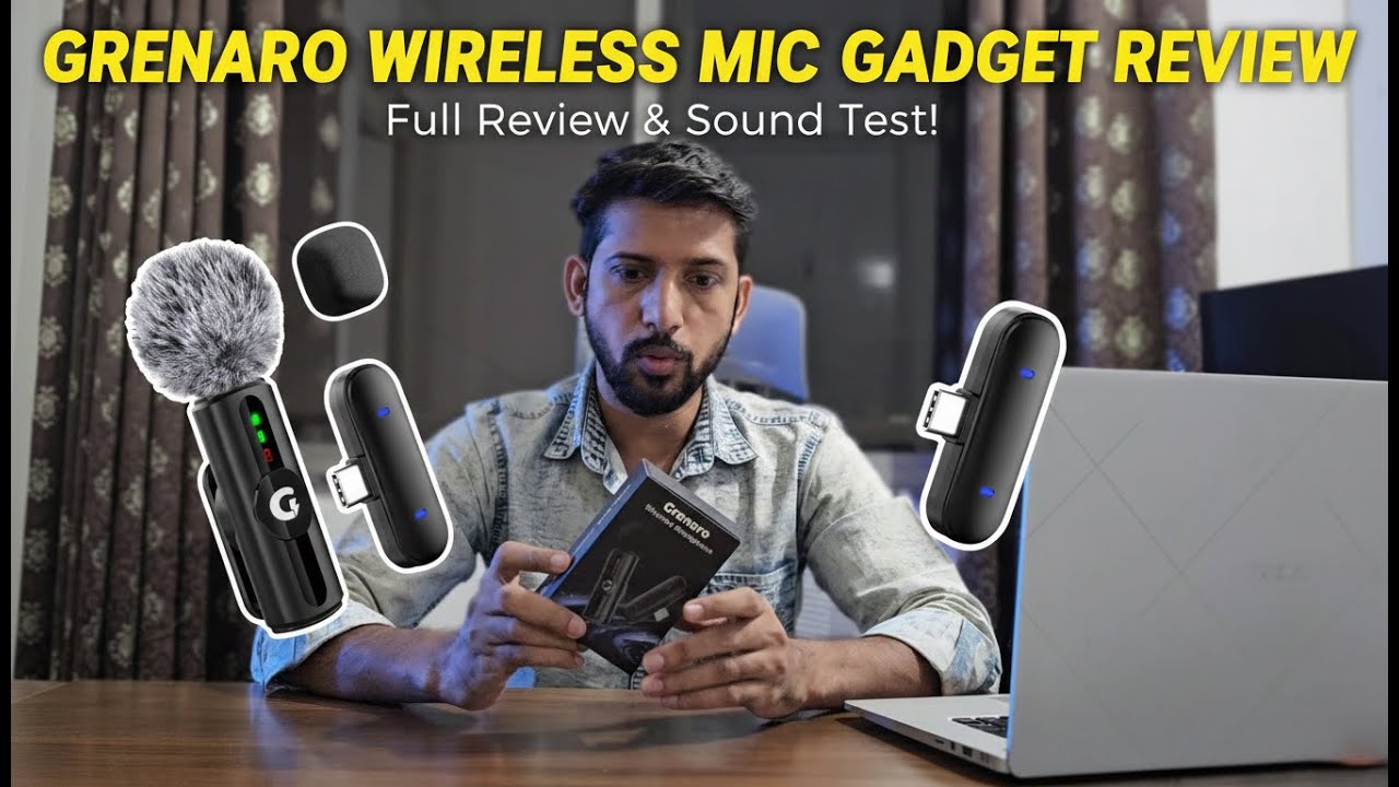 Grenaro Wireless Microphone Full Review | Setup & Sound Quality