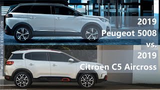 2019 Peugeot 5008 vs 2019 Citroen C5 Aircross (technical comparison)