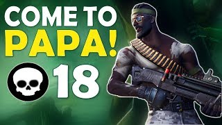 COME TO PAPA! | WHY DAEQUAN PLAYS FORTNITE | HIGH KILL FUNNY GAME- (Fortnite Battle Royale)