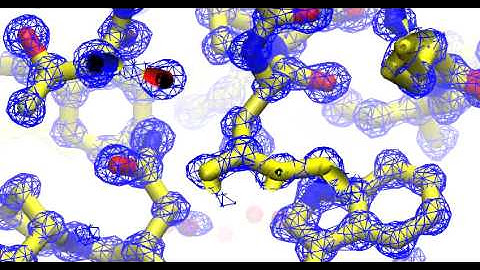 Ultra high resolution electron density map