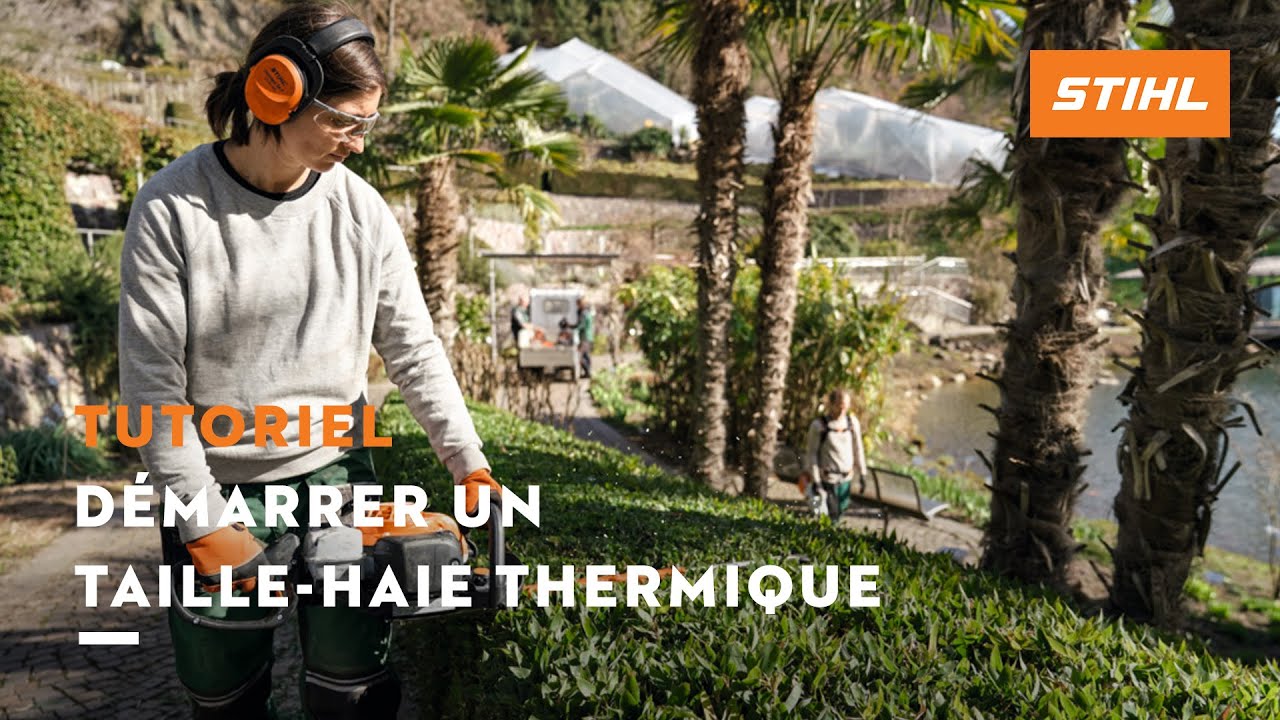 Tutoriel taille-haie n° 1 – Démarrer un taille-haie thermique