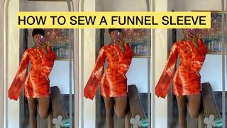 How To Cut And Sew Stylish Bell Sleevestrumpet Sleevesfunnel Sleeves
