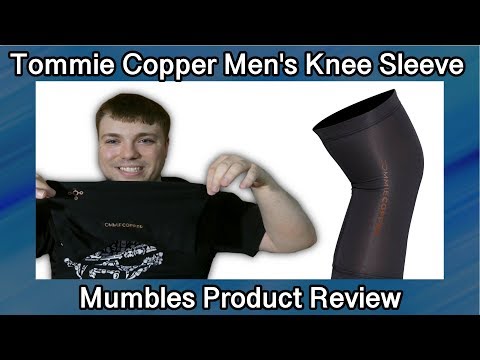 Tommie Copper Core Compression Knee Sleeve - Does it work? - MumblesVideos Product Review