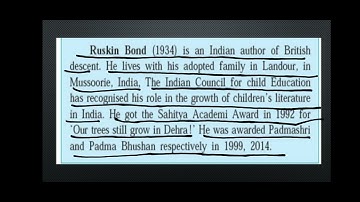 Std 10th English Bridge course activity 20...by aashna miss