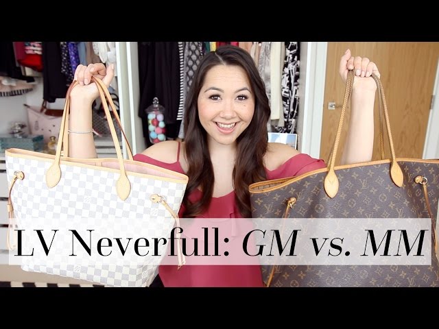 Louis Vuitton Neverfull GM vs. MM Comparison