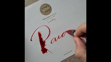 Splatter Calligraphy Name Request no.801