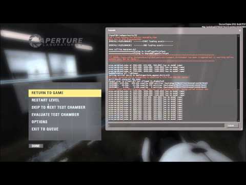 Portal 2: Graphics and Command Console