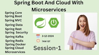 Spring Boot with Microservices | Session-1 | Introduction