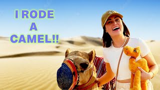 I Rode A Camel in the Abu Dhabi Desert!