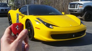 2011 ferrari 458 italia: start up, exhaust, test drive and review