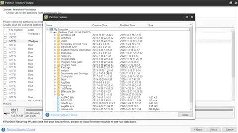 Recover Lost/Deleted Partition