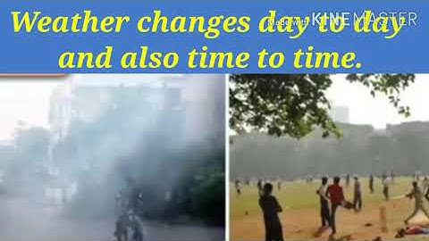 E.V.S  Chapter-20 Weather ( Explanation)