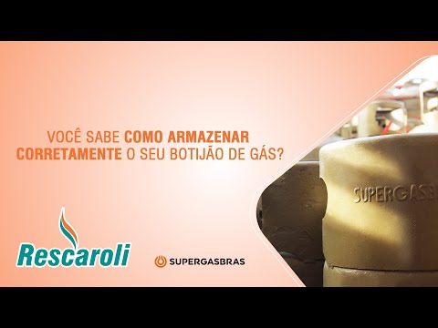 Vídeo: Onde você armazena recipientes de gás?