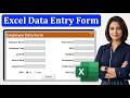 Build an Automated Data Entry Form in Excel ⚡ (No Coding Needed!)