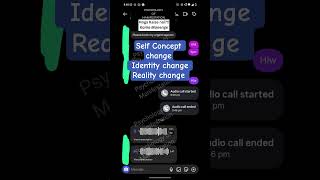 Self Concept identity shift reality shift